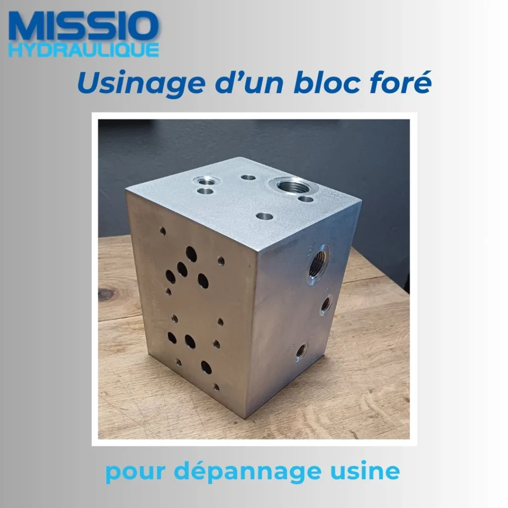 Usinage bloc foré
